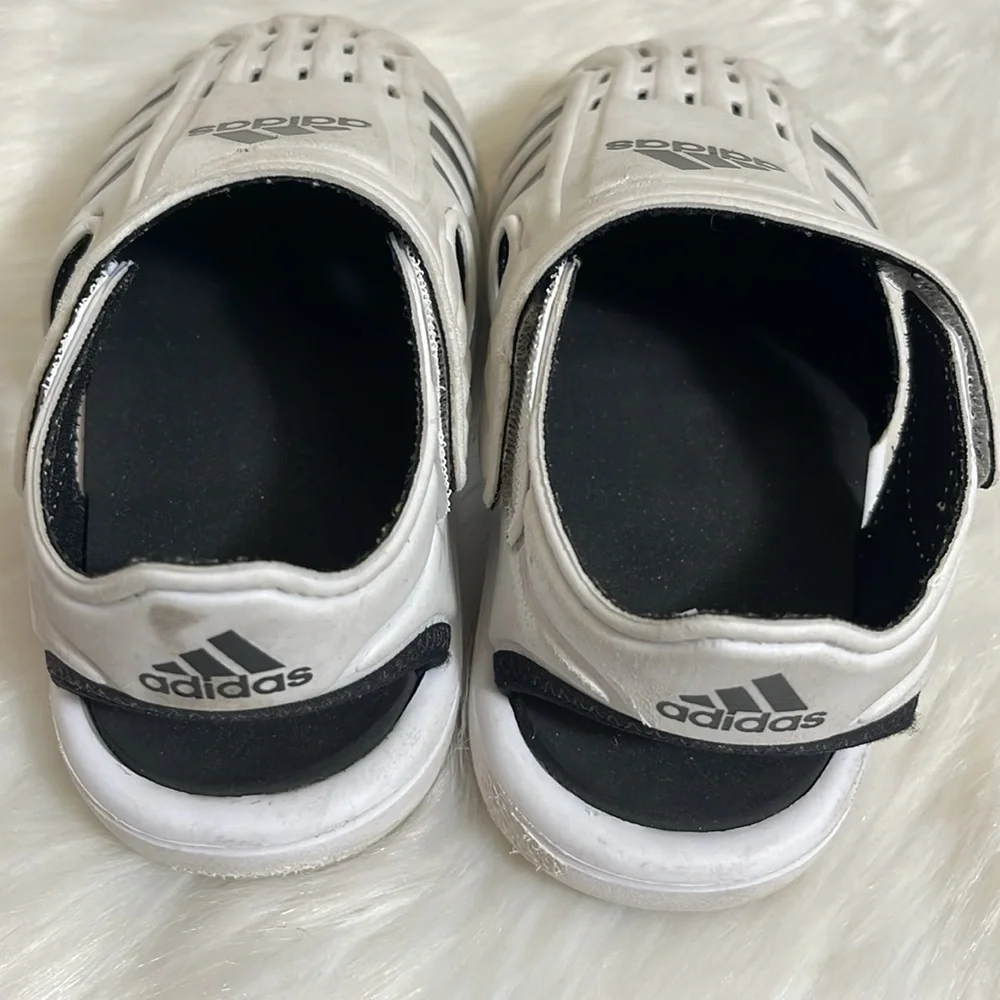 Adidas Black White Sandals